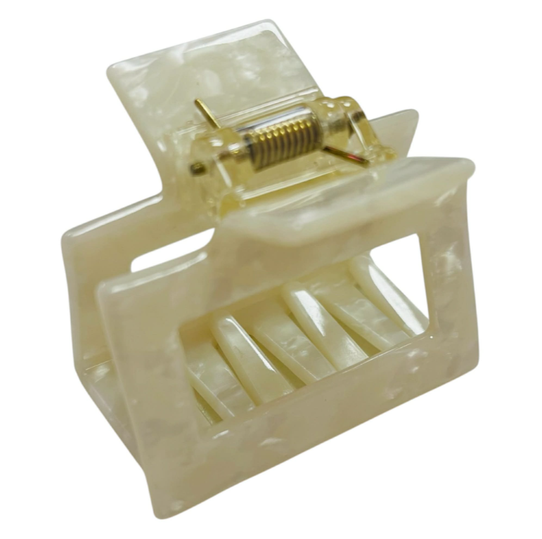 Claw Clip Cream Marble