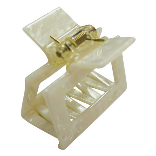 Claw Clip Cream Marble