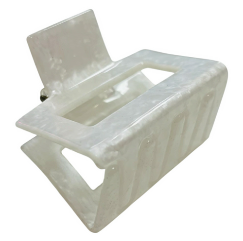 Claw Clip Pearl White