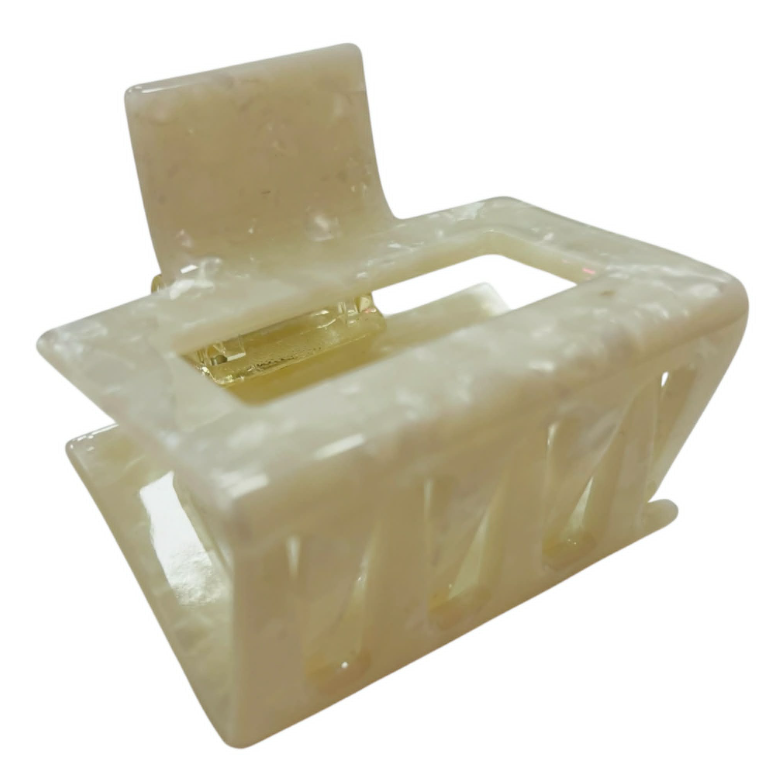 Claw Clip Cream Marble